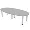 Skutchi Designs 45 in W, 96 in L, 29 in H, Engineered Wood Top, Grey HAR-BOVL-46X93-PT-01 - alternate 1
